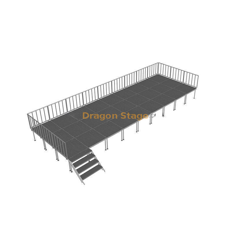Lightweight Height Adjustable Stage Podium 36x12ft