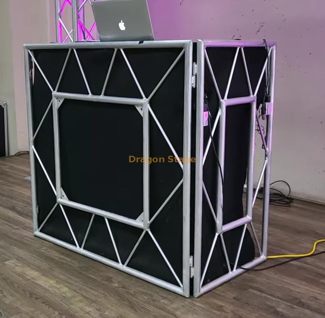 Portable Aluminum Dj Booth Stand Truss Stand 4