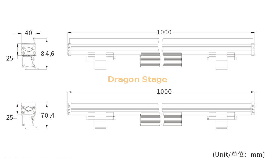 Waterproof Ip66 LED Glass Washer (1)