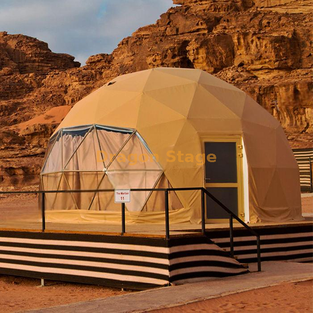 6m PVC Desert Hotel Event Dome Tent House for 2 Person Living