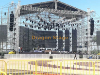 Aluminum Concert Speaker Roof Stage Truss 25x15x8m