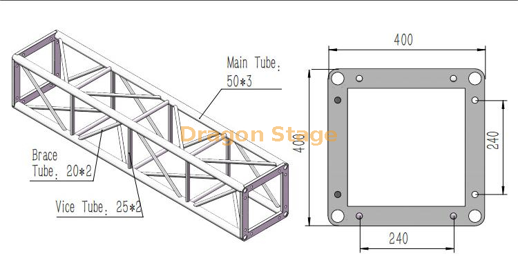 400 screw truss