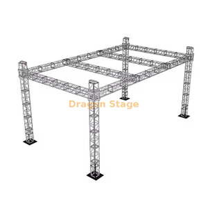 Wedding Event Truss System for Hanging Chandeliers with Middle Beams 50x50x16ft