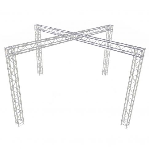 9.84ft Square Truss Segments with Square Truss Junction Blocks Display Truss System Package