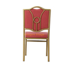 Gold Chair Fashion Wedding Soft Bag Backrest Chair Outdoor Restaurant Furniture Bamboo Chair European style Castle Chair Wholesale