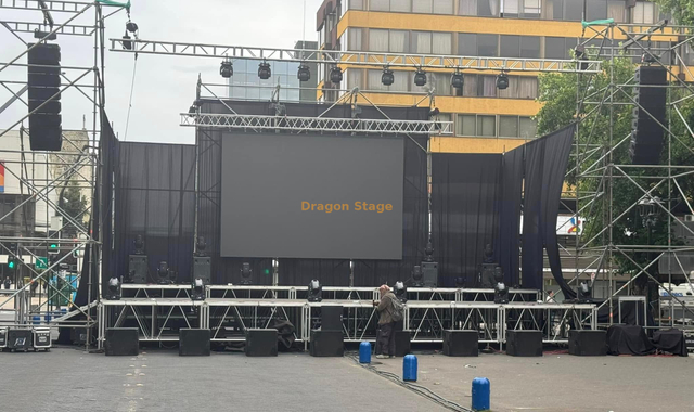 Event Party Portable Aluminium Outdoor Concert Stage Sale 17.08x13.42m