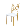 New Chameleon Steel Chair Hotel Wedding Chair Mesh Back Bamboo Joint Chair Metal Banquet Chair Outdoor Wedding Chair Straight Hair