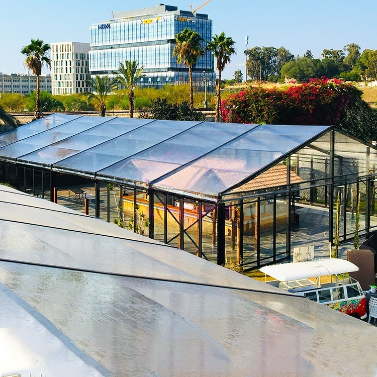 Party Tent with Glass Wall