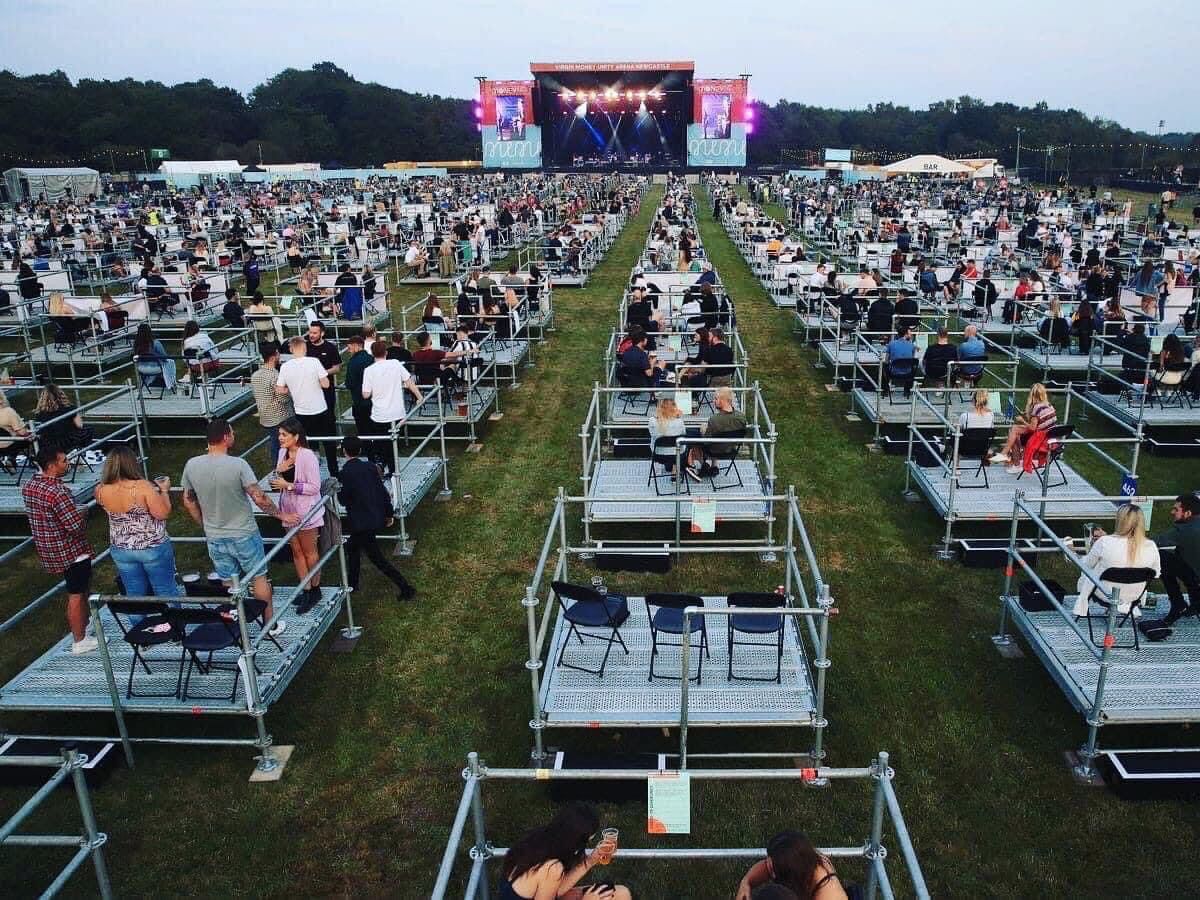 2x2m Ringlock Socially Distanced Concert Audience Platform with Three-Sided Guardrails.jpg