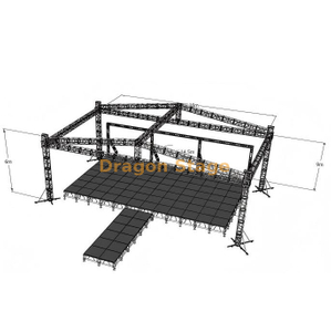 16x9x6m Pyramid Aluminum Spigot Roof Truss System