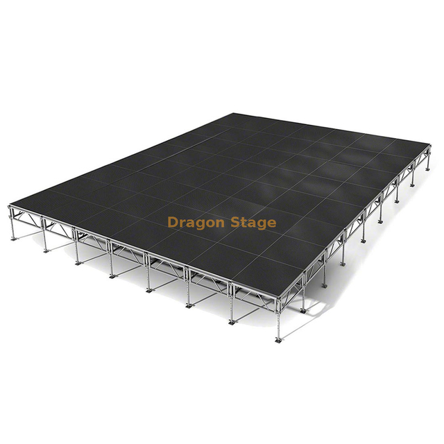 Outdoor Wedding Concert Event Portable Stage Platform 9.76x8.54m