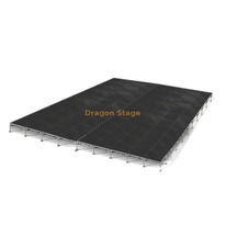 Concert 4 Legs Portable Stage Platform 12.2x10.98m
