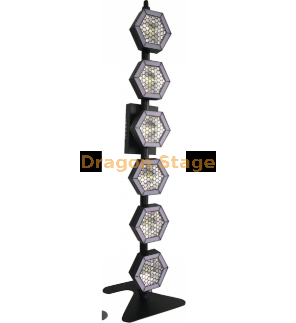 6 Linear Hexagonal LED Pixel Background Lights
