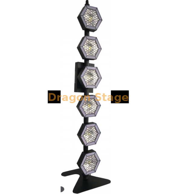 6 Linear Hexagonal LED Pixel Background Lights