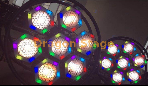 7 Circular Hexagonal LED Pixel Background Lights1