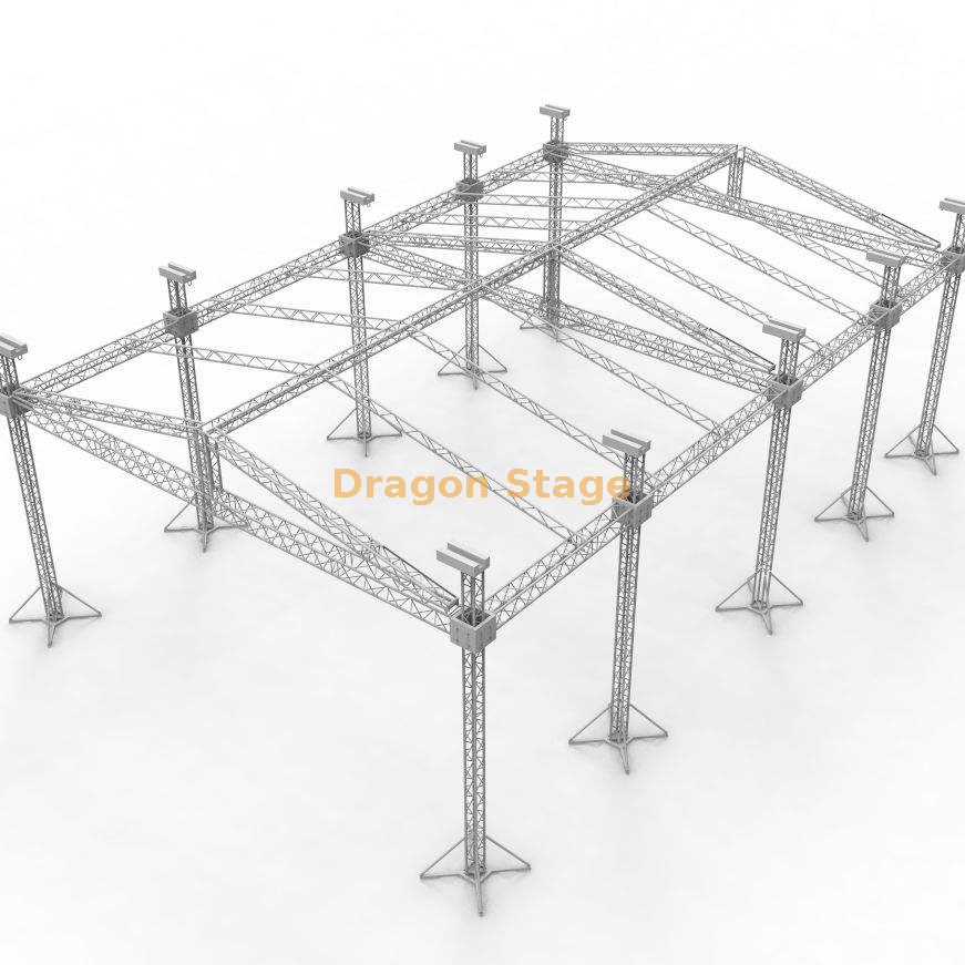 20mx40x9m Extra-Large Modular Aluminum Ground Support Truss Structure (9m Height)