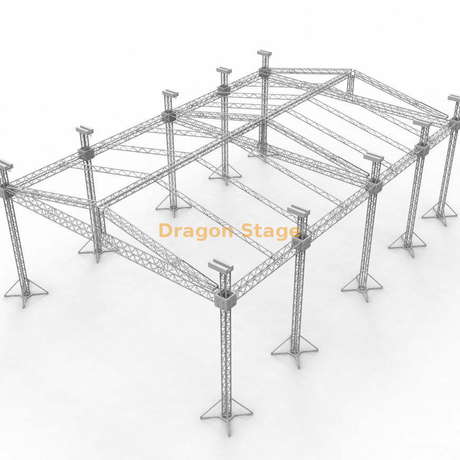20mx40x9m Extra-Large Modular Aluminum Ground Support Truss Structure (9m Height)
