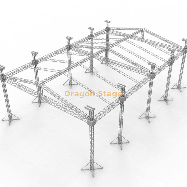 20mx40x9m Extra-Large Modular Aluminum Ground Support Truss Structure (9m Height)