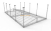 20mx36x9m Modular Pitch Roof Aluminum Ground Support Truss System (9m Height)