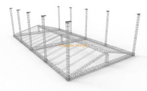 20mx36x9m Modular Pitch Roof Aluminum Ground Support Truss System (9m Height)