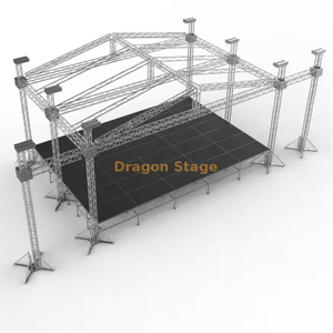 20mx18x9m Pitched/Gable Roof Aluminum Ground Support Truss System (9m Height)