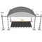 All Weather Curved Roof Truss for Outdoor Event 12x10x6m