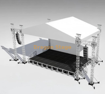 Aluminum Bolt Truss Stage for Music Festival Outdoor 10x6x6m