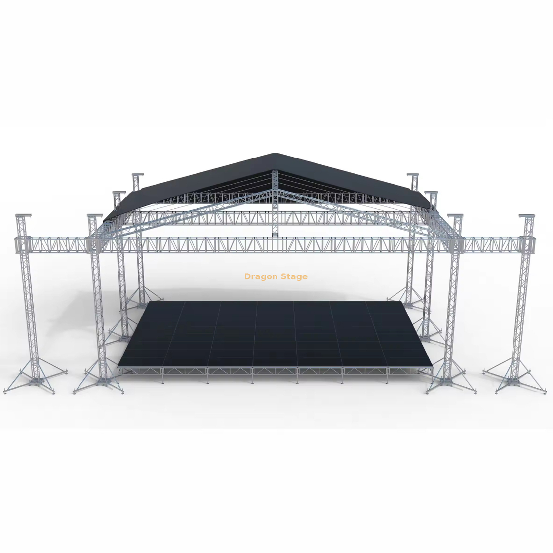 Outdoor Portable Concert Stage Truss 70x60x26ft