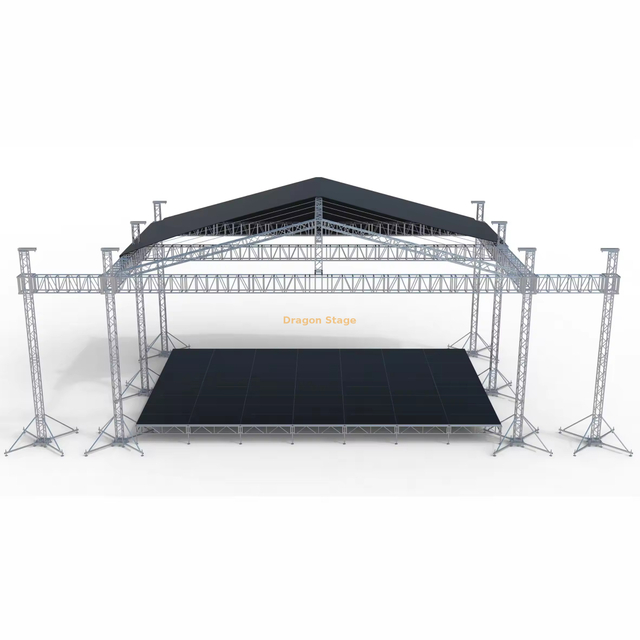 Outdoor Portable Concert Stage Truss 70x60x26ft