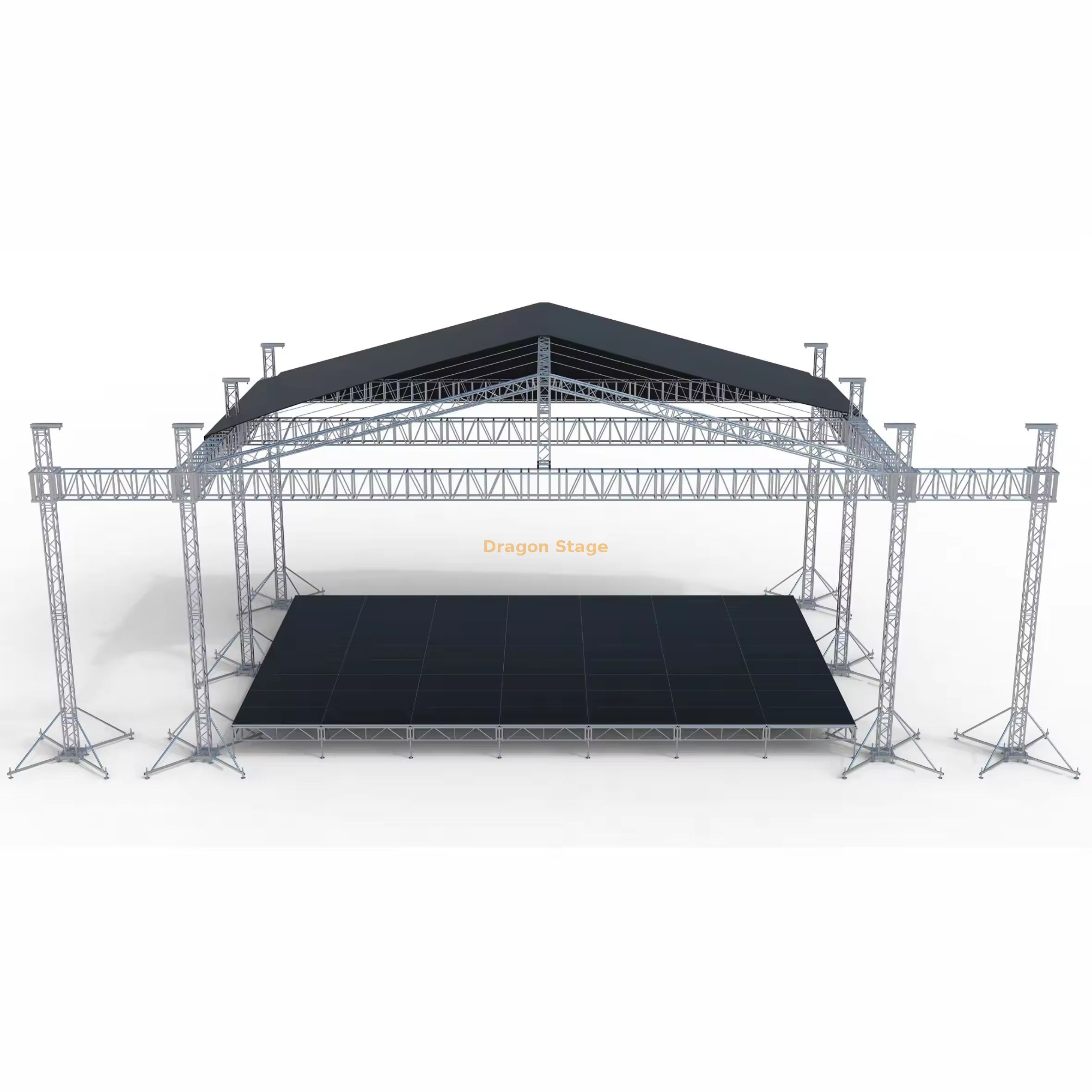 Outdoor Portable Concert Stage Truss 70x60x26ft