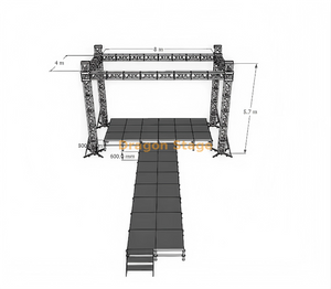 8x4x5m Aluminum Indoor Truss Frame