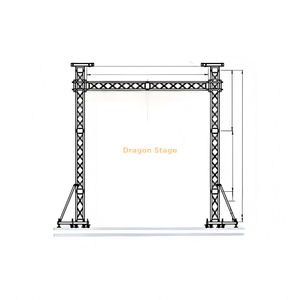 10x6m Professional Goal Post Aluminum Truss for LED Screen Support