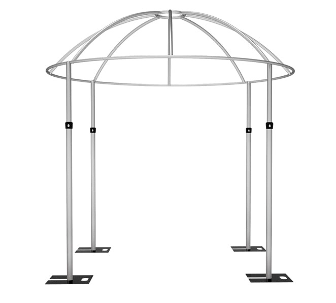 dome pipe and drapes