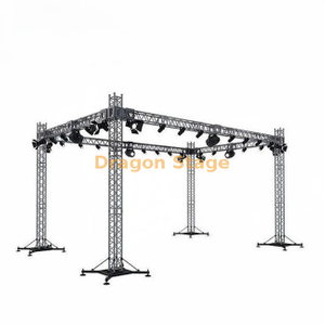 Silver Color Lifting Truss Square Spigot Lighting Stand Truss 9x7x8m