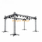 Silver Color Lifting Truss Square Spigot Lighting Stand Truss 9x7x8m