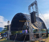 12x6x6m Aluminum Tunnel Roof Truss System with Adjustable Stage and Rear Stair