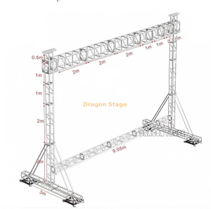 Goal Post Led Screen Truss for 9x4m Display