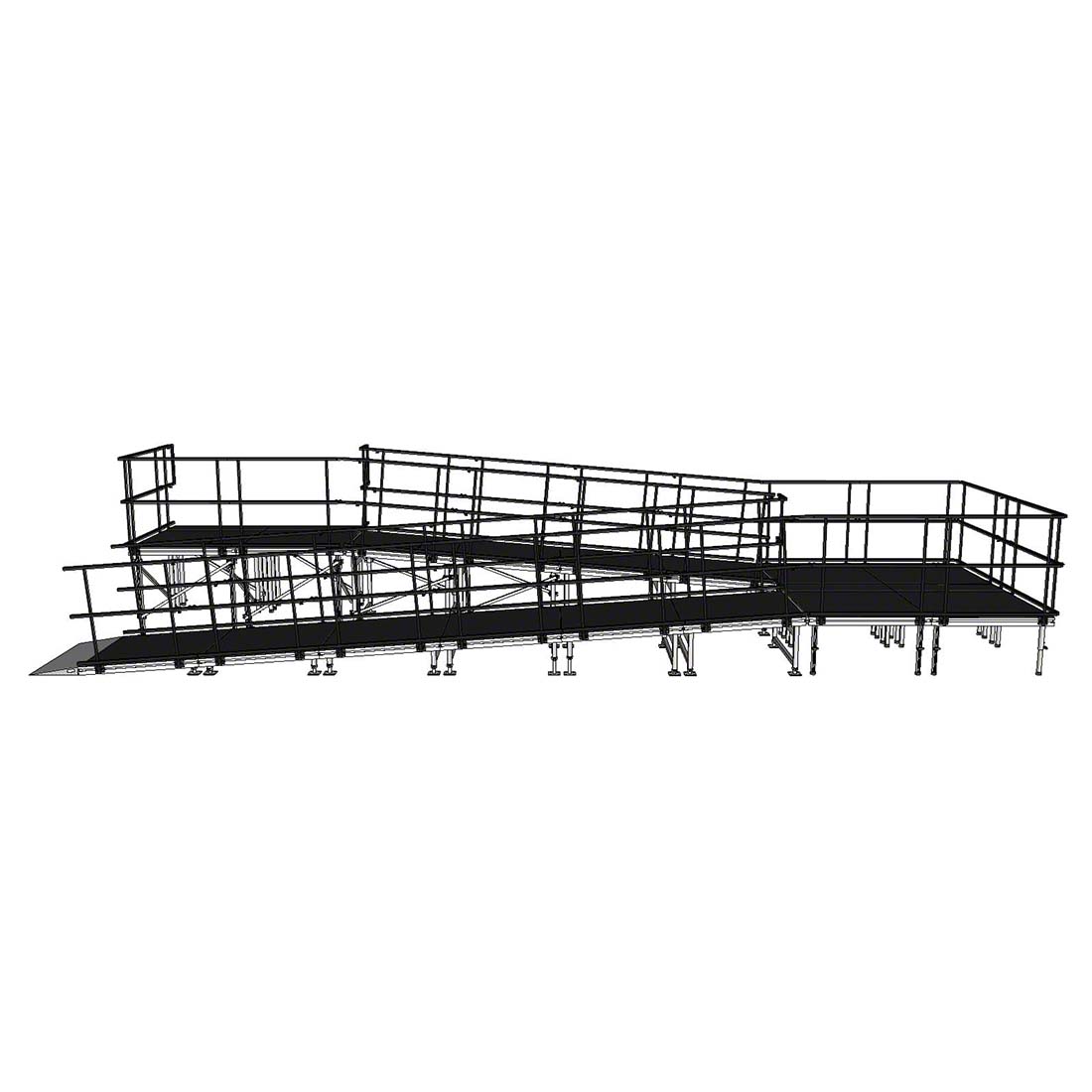 10.27x3.24m Switchback Modular Aluminum Stage Ramp with Landing and 1m Dual Guardrails.jpg