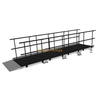5.49x1.22m Straight Aluminum Event Stage Access Ramp for Weddings & Corporate Events