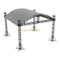 10x8x6m Professional Arched Aluminum Roof Truss System