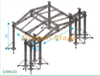 20x12x6 Large Concert Stage Truss with PA Truss Tower 2m