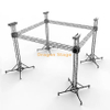 Aluminum Stage Truss Outdoor Event Stage Equipment Truss System 7x7x5m Portable Stage 6.1x6.1m Height 0.8-1.2m
