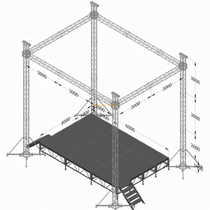 8x6x9m Professional Aluminum Outrigger Wedding & Event Truss System