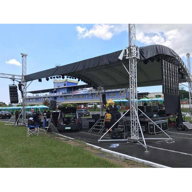 Church Event Stage Speaker Curved Roof Trusses for Sale 