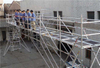 Fast Install Flexible Wheels Aluminium Mobile Building Scaffold Tower System