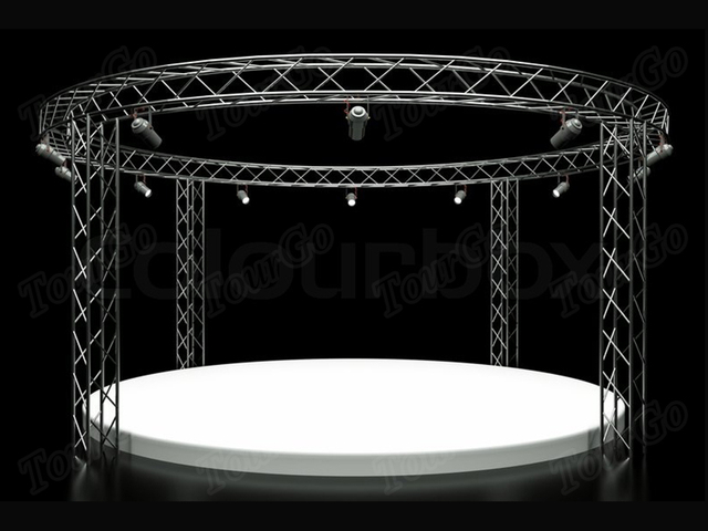 Aluminum circle lighting truss round truss