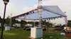 Outdoor Event Aluminum Concert Truss Display With Stage and Flat Roof System for sale