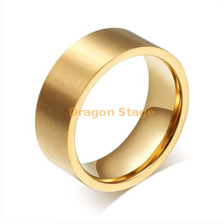 Latest Saudi Jewelry Thumb Custom Men Women Couple Stainless Steel Gold plated Wedding Engagement Ring