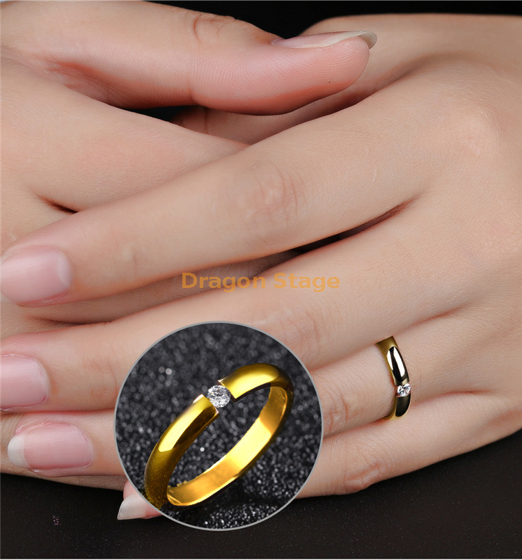 3pc His and Hers Wedding Ring Sets Couples Rings Yellow Gold Plated White  Cz band - Walmart.com