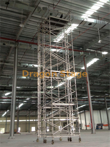 18.21m Double Rolling Mobile Aluminum Scaffolding for Sale 